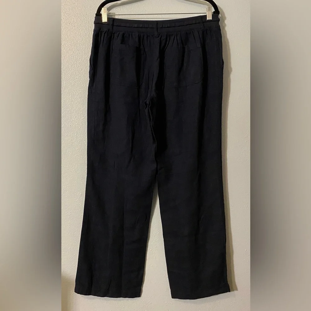 Alexander Jordan Linen-Viscose Blend Pants with Adjustable Drawstring